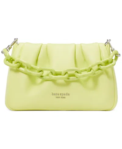 Kate Spade Souffle Smooth Leather Small Crossbody In Bosc Pear