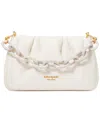 Kate Spade Souffle Smooth Leather Crossbody In Cream Multi