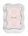 Kate Spade South Street 5" X 7" Silver Wavy Picture Frame In Slvr Plate
