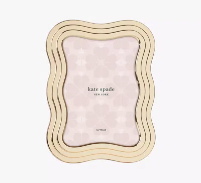 Kate Spade South Street 5x7 Wave Frame In Gold