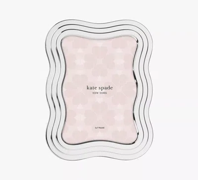 Kate Spade South Street 5x7 Wave Frame In Silver