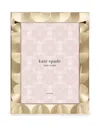 KATE SPADE SOUTH STREET 8" X 10" GOLD SCALLOP PICTURE FRAME