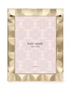 Kate Spade South Street 8" X 10" Gold Scallop Picture Frame In Gold
