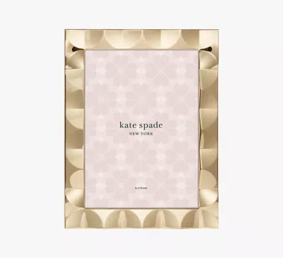 Kate Spade South Street 8x10 Scallop Frame In Gold