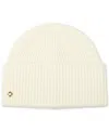 Kate Spade Spade Cuff Beanie In White