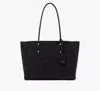 Kate Spade Spade Flower Jacquard Large Everything Tote In Black