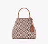 Kate Spade Spade Flower Jacquard Medium Everything Tote In Burgundy