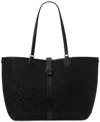 Kate Spade New York Spade Flower Jacquard Tote In Black Multi.
