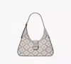 Kate Spade Spade Flower Jacquard Spade Flower Jacquard Nouveau Small Shoulder In Grey
