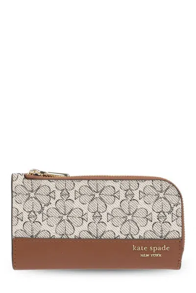 Kate Spade Bi-fold Leather Wallet In Multi