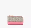 Kate Spade Spade Flower Small Slim Bifold Wallet In Ruby Citrus