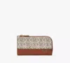 Kate Spade Spade Flower Small Slim Bifold Wallet In Brown