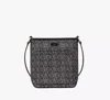 Kate Spade Spade Flower Small Swingpack In Black