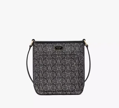 Kate Spade Spade Flower Small Swingpack In Black