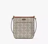 Kate Spade Spade Flower Small Swingpack In Metallic