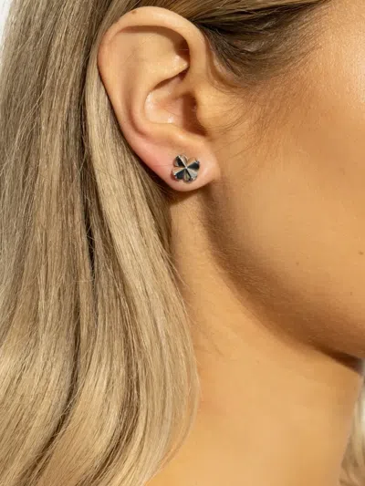 Kate Spade Spade Flower Stud Earrings In Neutral
