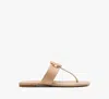 Kate Spade Flower Thong Sandals In Neutral