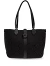 Kate Spade New York Spade Flower Jacquard Tote In Black