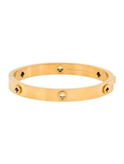 Pre-owned Kate Spade 'spot The Spade Studded' Bangle Bracelet, 7" In Multi