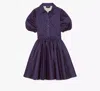 Kate Spade Millie Spring Time Polka Dot Midi Dress In French Navy