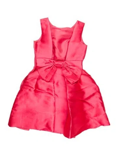 Pre-owned Kate Spade Square Neckline Mini Dress In Orange