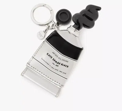 Kate Spade Squeeze Paint Tube Bag Charm In Black