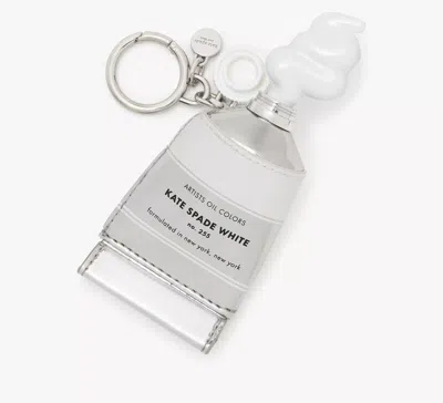 Kate Spade Squeeze Paint Tube Bag Charm In White