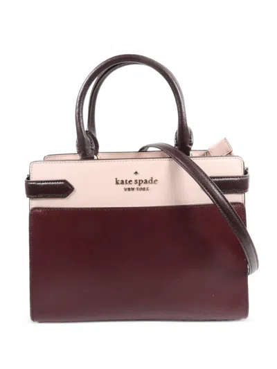 Pre-owned Kate Spade Staci Colourblock Two-way Tote Bag In Pink