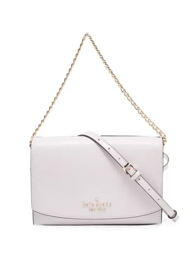 Pre-owned Kate Spade Stacy Chain Shoulder Bag In Purple