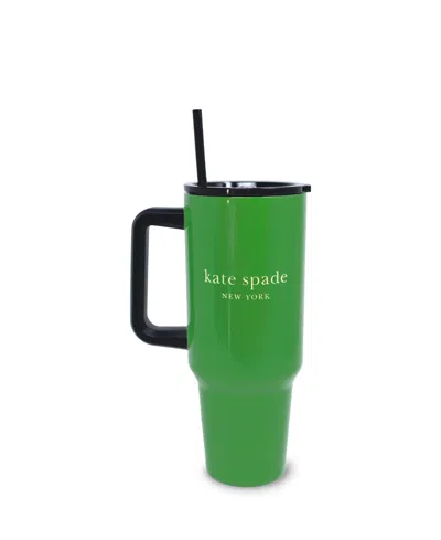 Kate Spade Stainless Steel 40 Oz. Tumbler In Green
