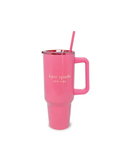Kate Spade Stainless Steel 40 Oz. Tumbler In Pink