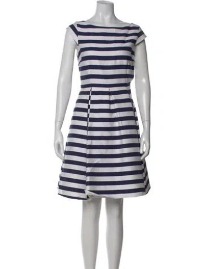 Pre-owned Kate Spade Striped Knee-length Dress In Multi