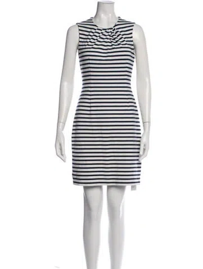 Pre-owned Kate Spade Striped Knee-length Dress In Multi