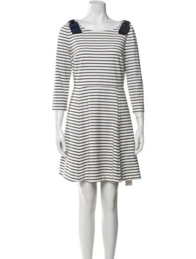 Pre-owned Kate Spade Striped Knee-length Dress In Multi