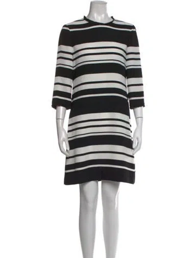 Pre-owned Kate Spade Striped Knee-length Dress In Multi