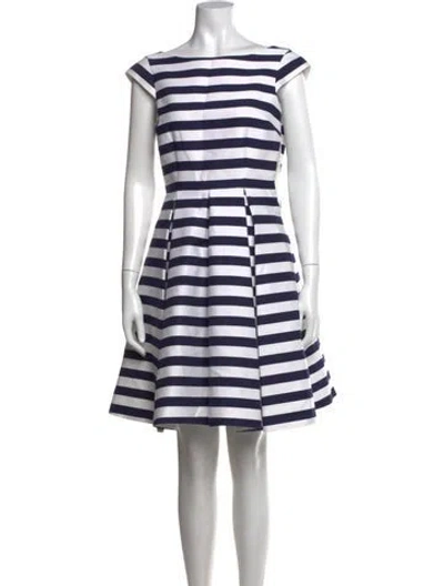 Pre-owned Kate Spade Striped Knee-length Dress In Multi