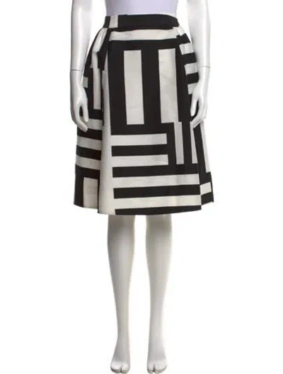 Pre-owned Kate Spade Striped Knee-length Skirt In Multi