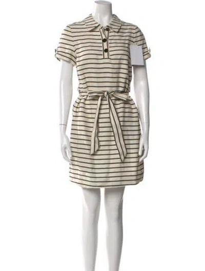 Pre-owned Kate Spade Striped Mini Dress