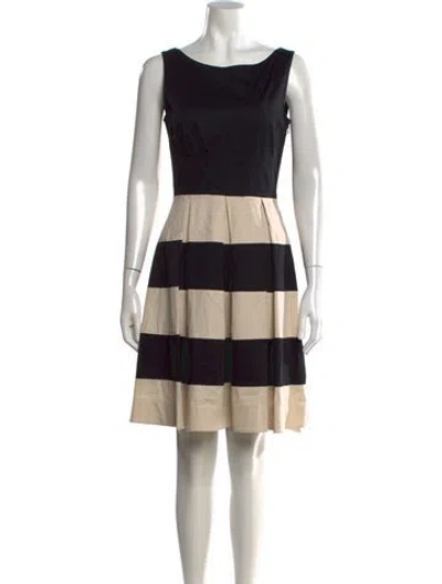 Pre-owned Kate Spade Striped Mini Dress