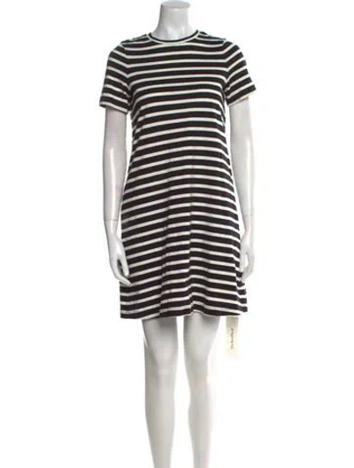 Pre-owned Kate Spade Striped Mini Dress In Multi