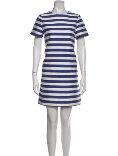 Pre-owned Kate Spade Striped Mini Dress In Multi