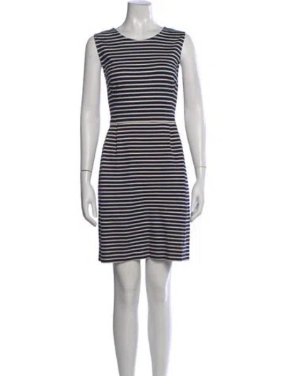 Pre-owned Kate Spade Striped Mini Dress In Multi
