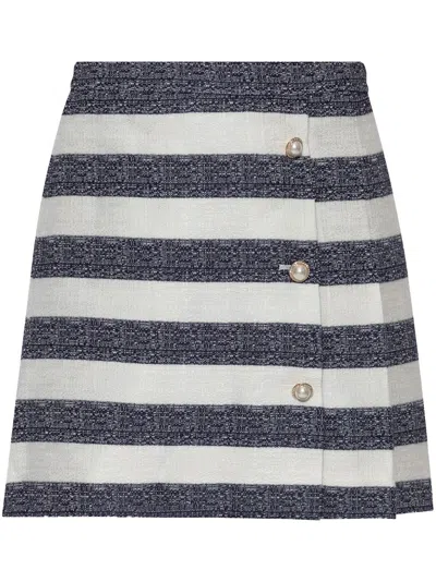 KATE SPADE STRIPED MINI SKIRT