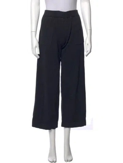 Pre-owned Kate Spade Striped Pants In Gray