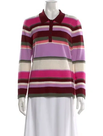 Pre-owned Kate Spade Striped Sweater In Multi