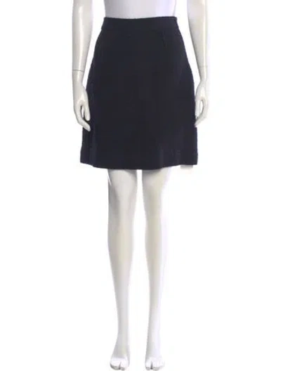 Pre-owned Kate Spade Studded Accents Knee-length Skirt In Black