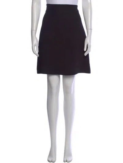 Pre-owned Kate Spade Studded Accents Mini Skirt In Black