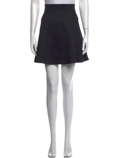 Pre-owned Kate Spade Studded Accents Mini Skirt In Black