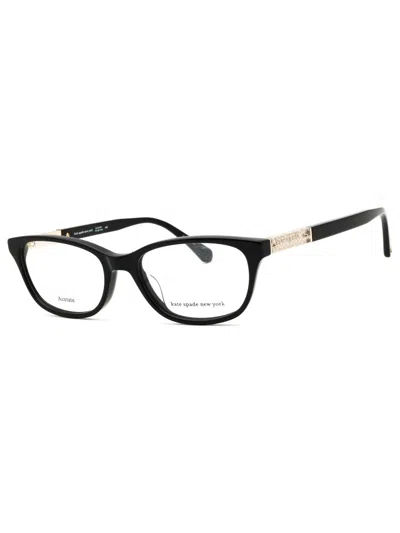 Kate Spade Stylish Rectangular Eyeglasses For Women In Black