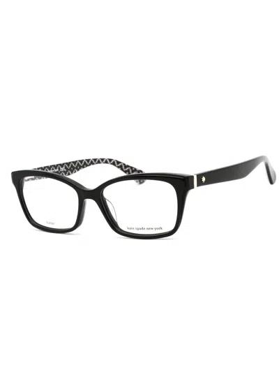 Kate Spade Stylish Rectangular Eyeglasses For Women In Black